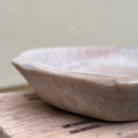Assiette en marbre vintage